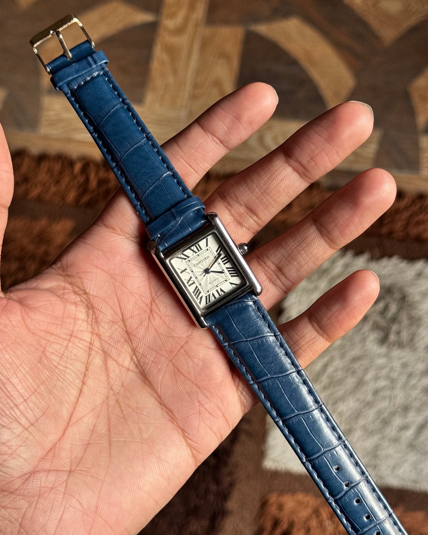 Cartier Tank - Blue